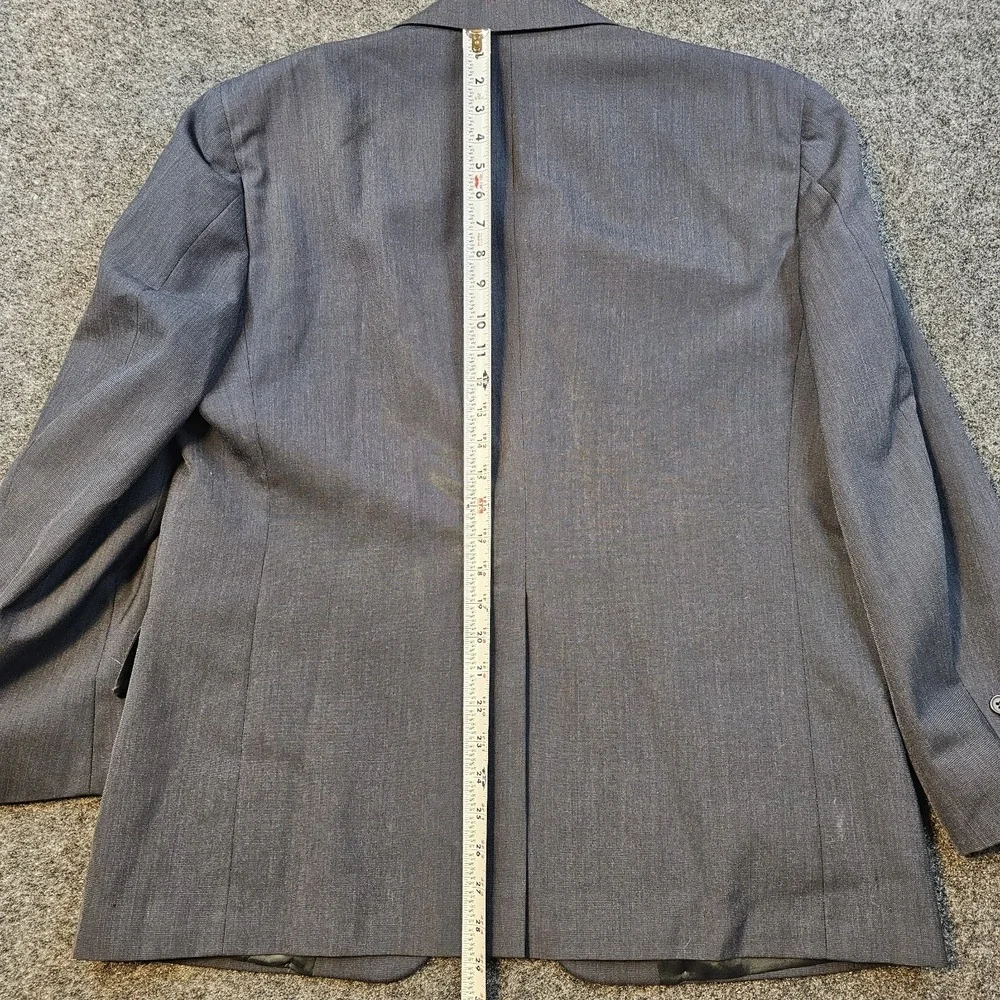 Talbot Jaimes Men's 44S Gray Sport Coat Blazer 2 Button Notch Lapel Suit Jacket